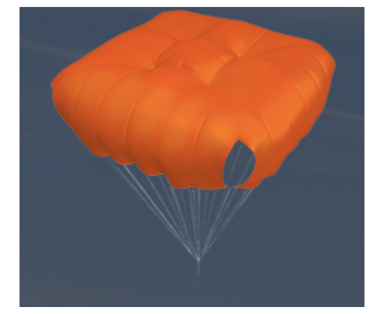 Parachute de secours - Angel SQ Pro Ozone - SWISS-PARA.shop