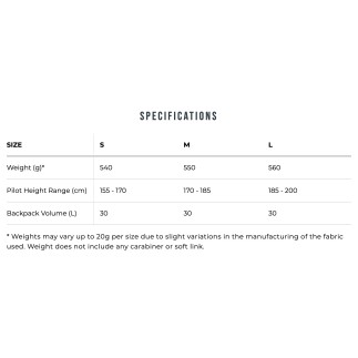 Sellette Ultralight Réversible - Ozo 2 Ozone - SWISS-PARA.shop