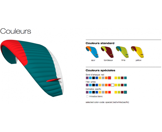 Couleurs perso Advance